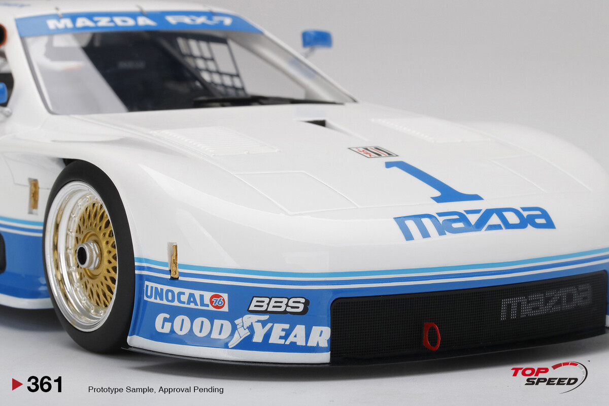 TopSpeed 1/18 Mazda RX-7 GTO #1 1990 IMSA Mid-Ohio 250Km Winner TS0361 - Thumbnail