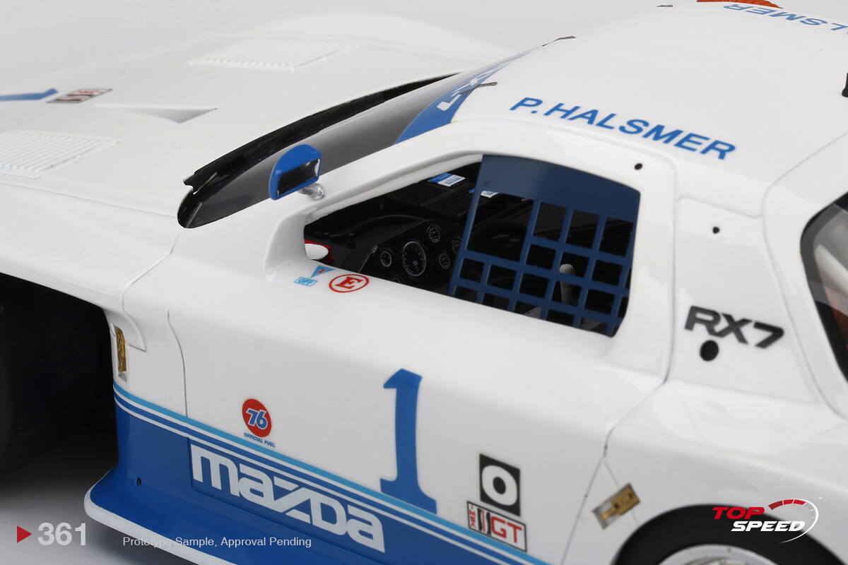 TopSpeed 1/18 Mazda RX-7 GTO #1 1990 IMSA Mid-Ohio 250Km Winner TS0361 - Thumbnail