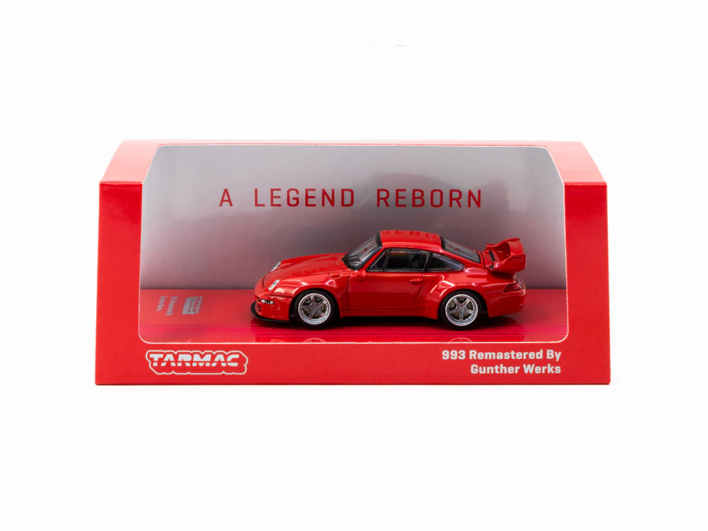 Tarmac Works 1/64 993 Remastered By Gunther Werks Red - ROAD64 T64R-TL054-RE