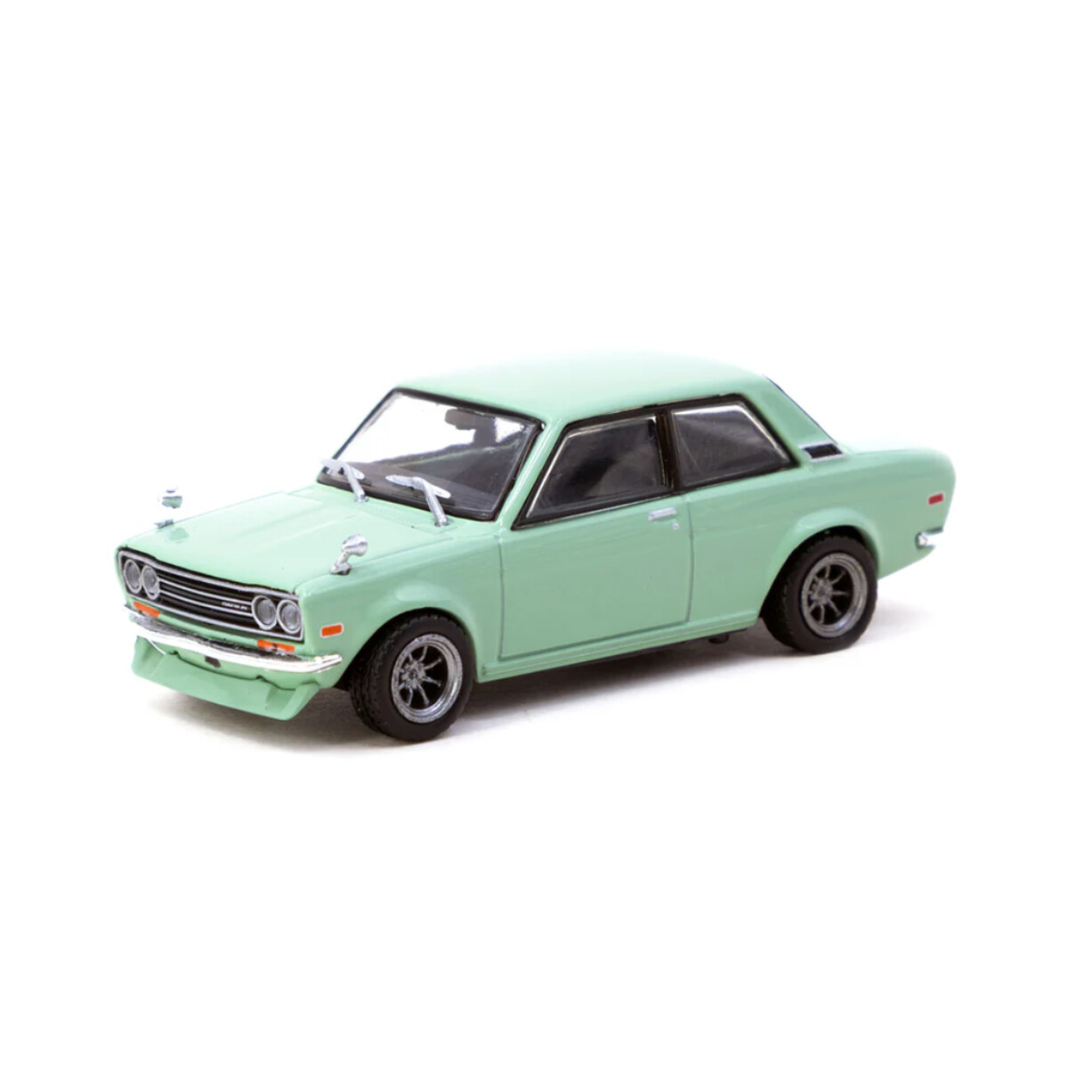 Tarmac Works 1/64 Datsun 510 Light Green - ROAD64 T64R-052-GR - Thumbnail