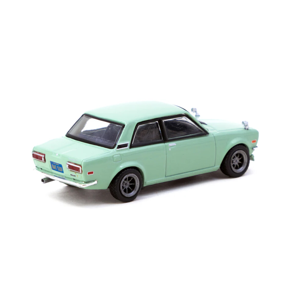 Tarmac Works 1/64 Datsun 510 Light Green - ROAD64 T64R-052-GR - Thumbnail