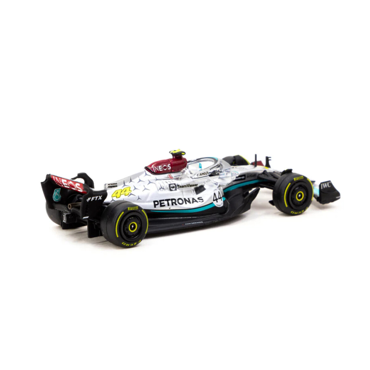 Tarmac Works 1/64 Mercedes-AMG F1 W13 E Performance Belgian Grand Prix 2022 Lewis Hamilton #44 - GLOBAL64 T64G-F044-LH3 - Thumbnail