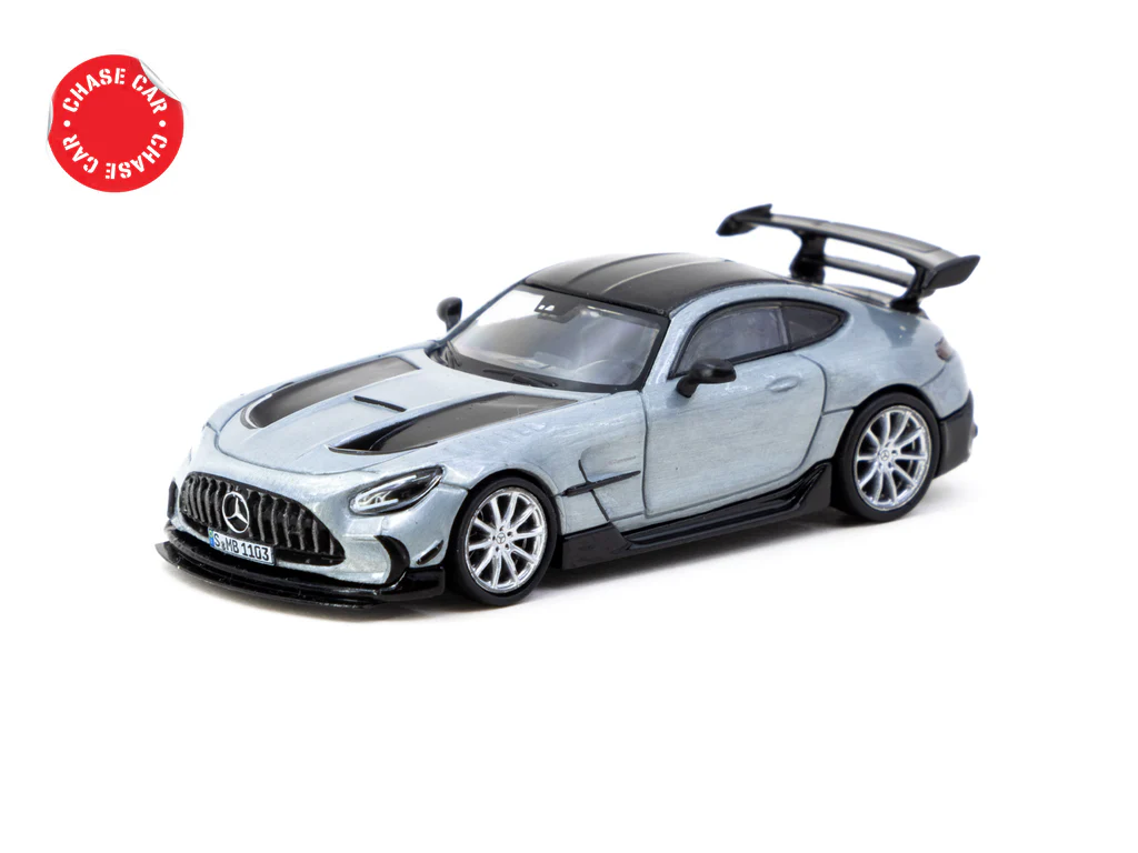 Tarmac Works 1/64 Mercedes-Benz AMG GT Black Series Silver Metallic - GLOBAL64 T64G-042-SL - Thumbnail