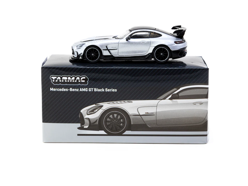 Tarmac Works 1/64 Mercedes-Benz AMG GT Black Series Silver Metallic - GLOBAL64 T64G-042-SL - Thumbnail