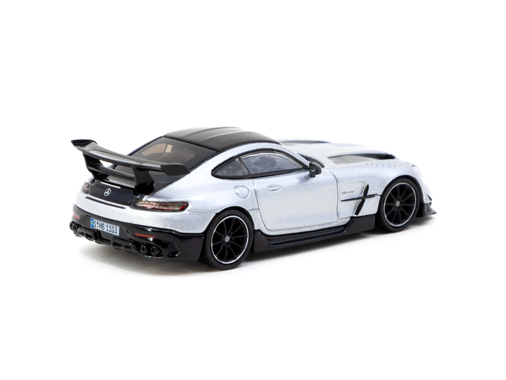 Tarmac Works 1/64 Mercedes-Benz AMG GT Black Series Silver Metallic - GLOBAL64 T64G-042-SL - Thumbnail