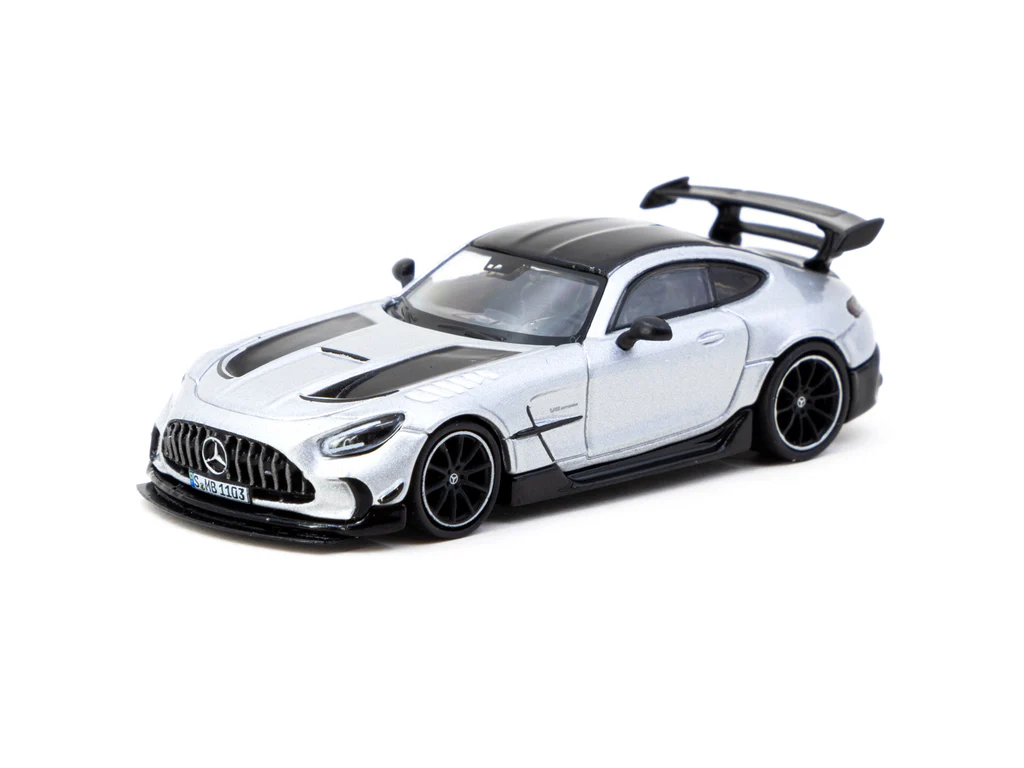 Tarmac Works 1/64 Mercedes-Benz AMG GT Black Series Silver Metallic - GLOBAL64 T64G-042-SL - Thumbnail