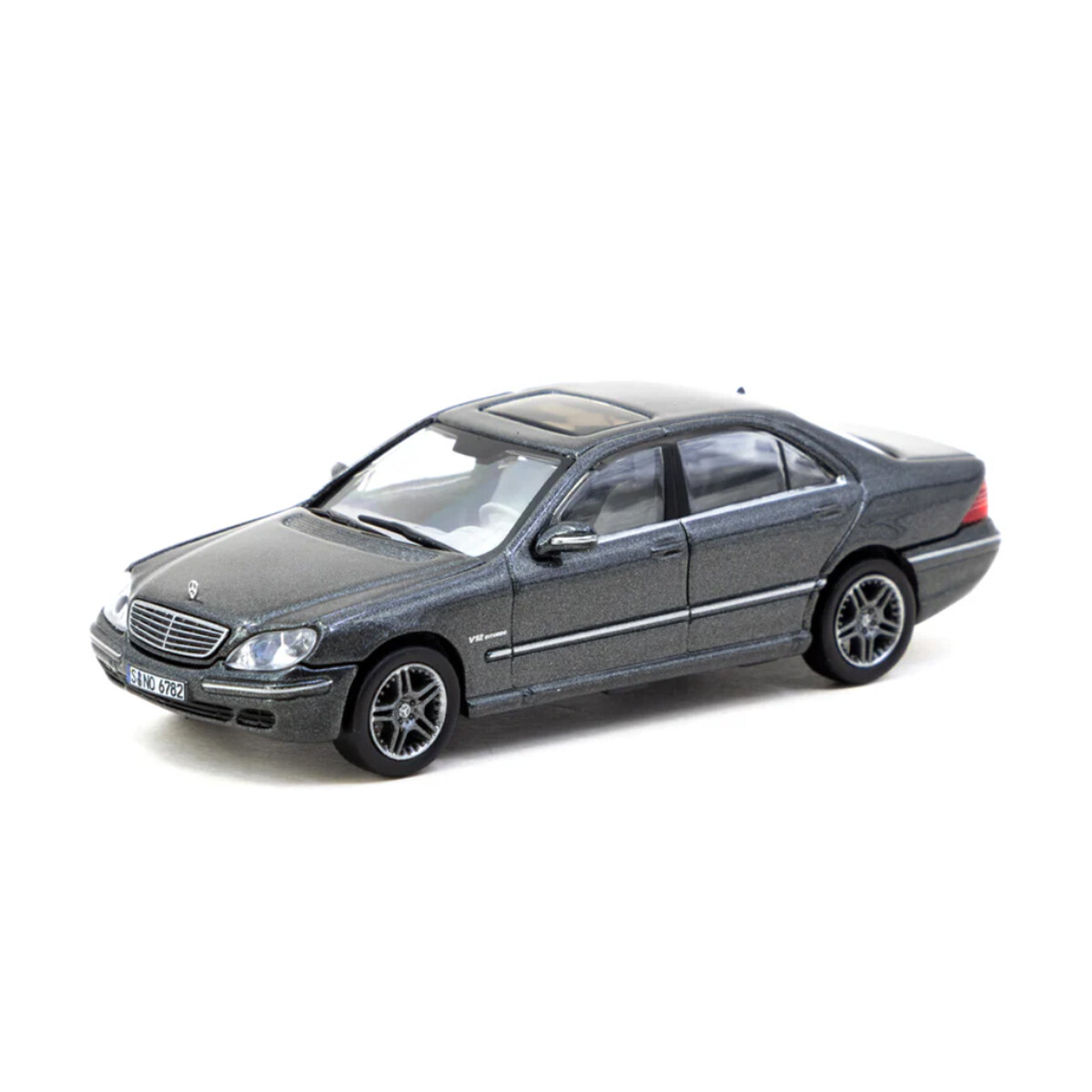 Tarmac Works 1/64 Mercedes-Benz S 65 AMG Tectite Grey Metallic - GLOBAL64 T64G-072-GY - Thumbnail