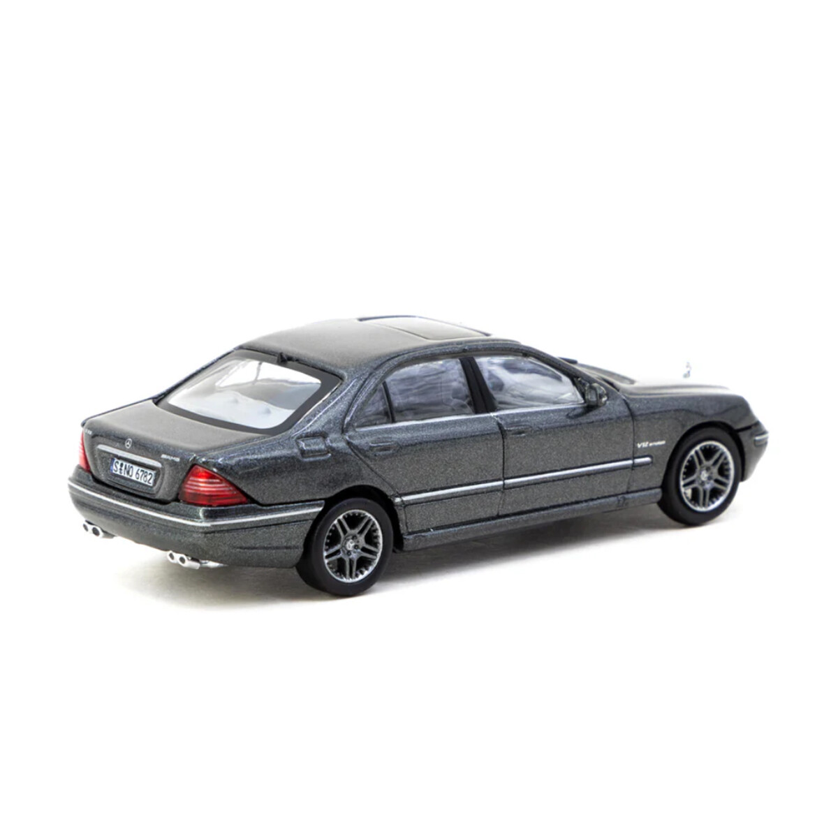 Tarmac Works 1/64 Mercedes-Benz S 65 AMG Tectite Grey Metallic - GLOBAL64 T64G-072-GY - Thumbnail