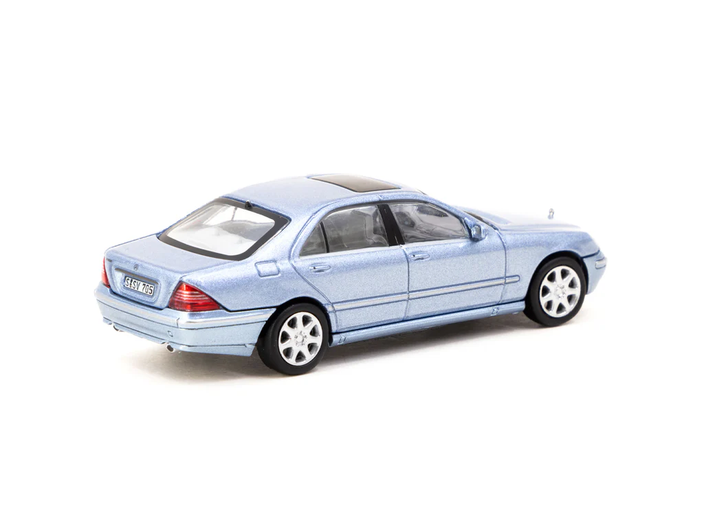 Tarmac Works 1/64 Mercedes-Benz S-Class Horizon Blue Metallic - GLOBAL64 - Thumbnail