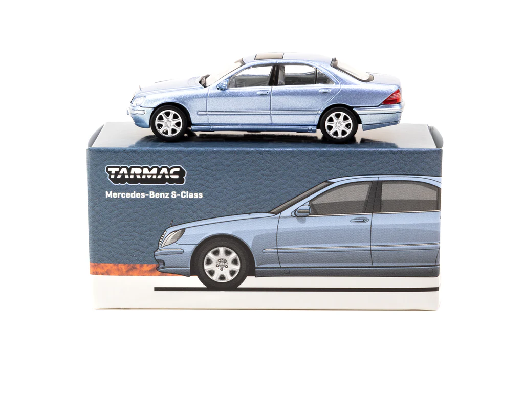 Tarmac Works 1/64 Mercedes-Benz S-Class Horizon Blue Metallic - GLOBAL64 - Thumbnail