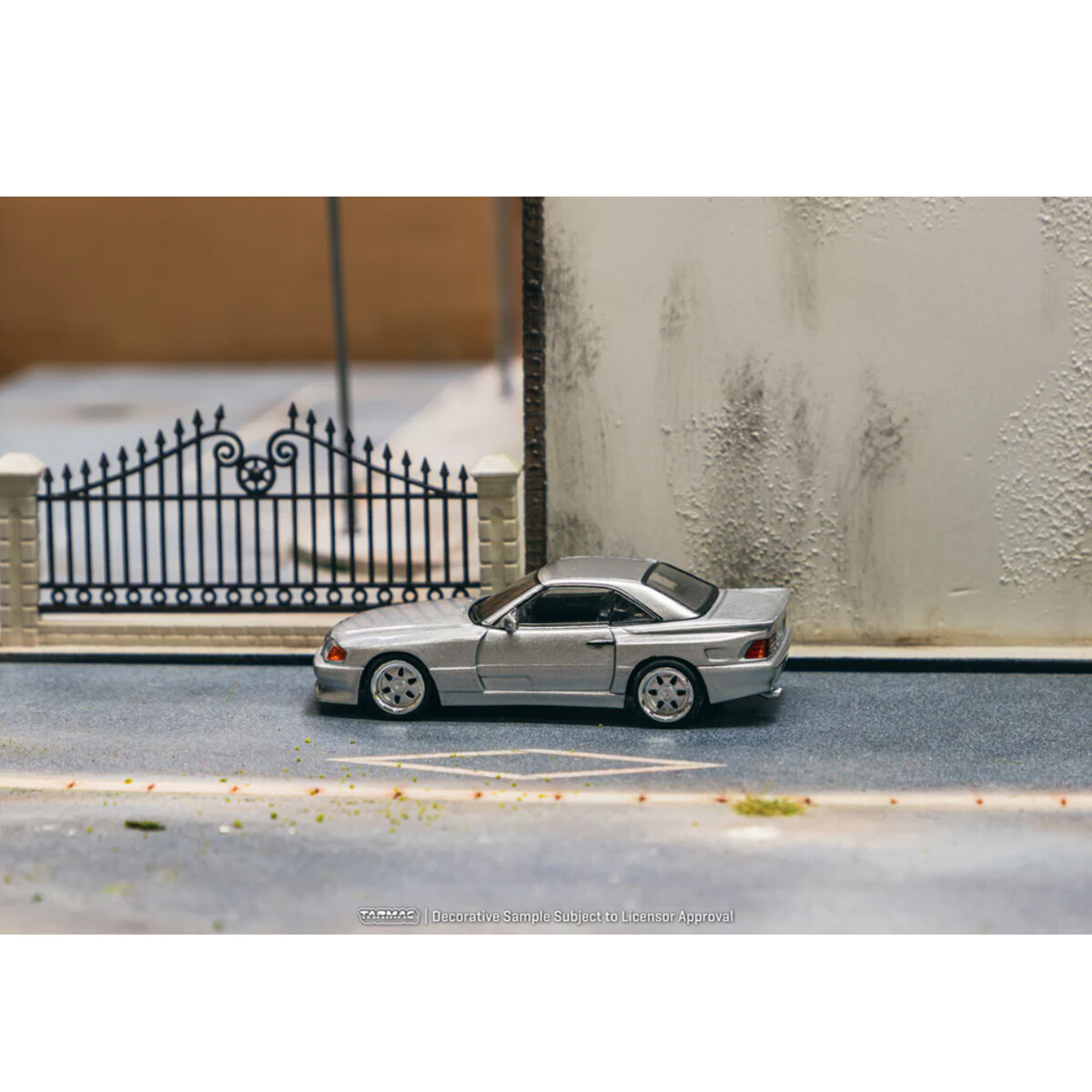 Tarmac Works 1/64 Mercedes-Benz SL 500 Koenig Specials Silver - GLOBAL64 T64G-045-SL - Thumbnail