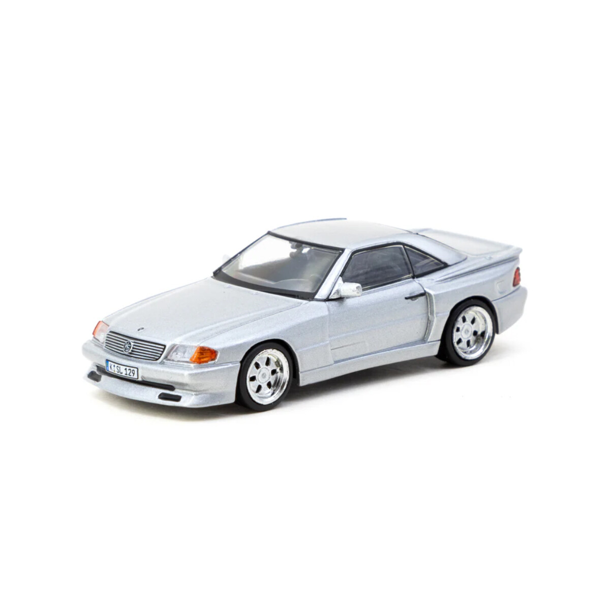 Tarmac Works 1/64 Mercedes-Benz SL 500 Koenig Specials Silver - GLOBAL64 T64G-045-SL - Thumbnail