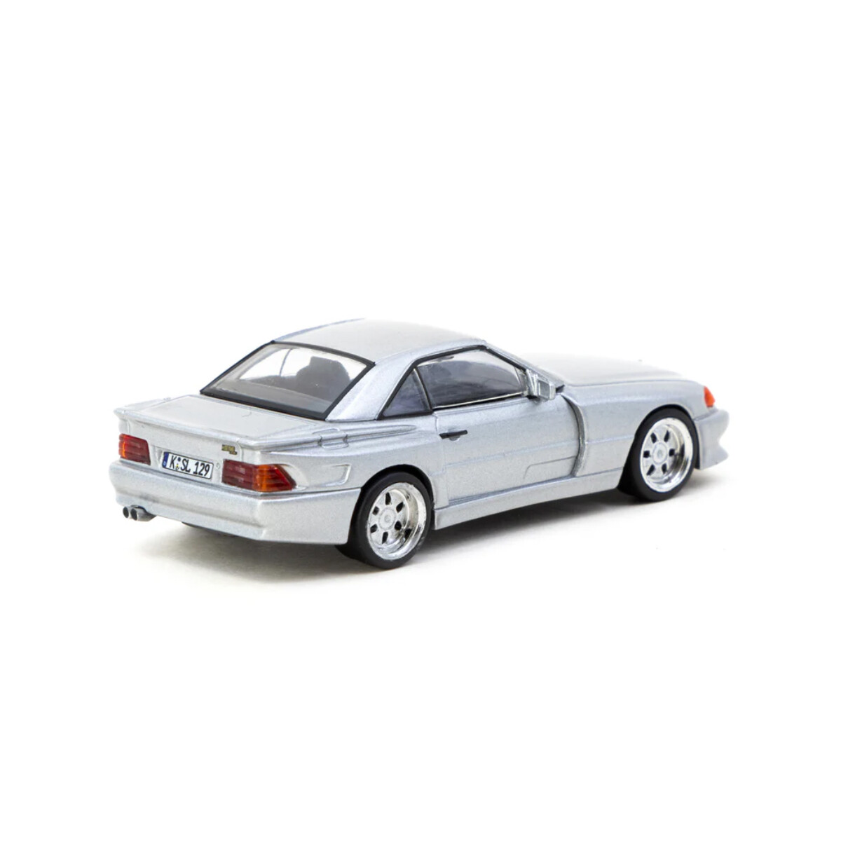 Tarmac Works 1/64 Mercedes-Benz SL 500 Koenig Specials Silver - GLOBAL64 T64G-045-SL - Thumbnail