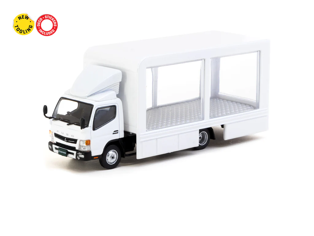 Tarmac Works 1/64 Mitsubishi Fuso Canter Mobile Display Truck - TRUCK64 T64T-TL002-DW - Thumbnail