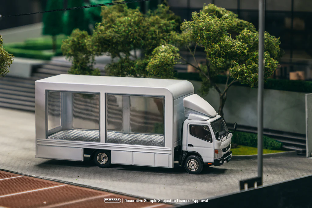 Tarmac Works 1/64 Mitsubishi Fuso Canter Mobile Display Truck - TRUCK64 T64T-TL002-DW - Thumbnail