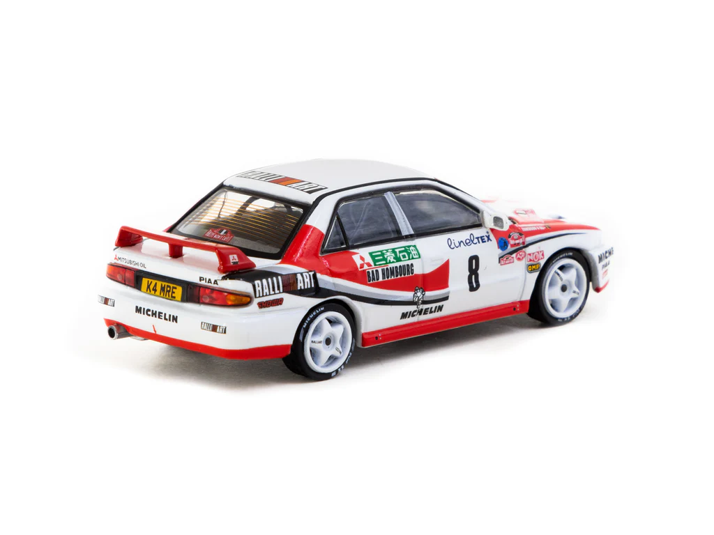 Tarmac Works 1/64 Mitsubishi Lancer Evolution Rallye Monte-Carlo 1993 #8 - GLOBAL64 T64G-048-93MCR08 - Thumbnail