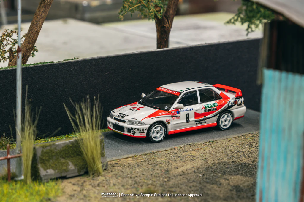 Tarmac Works 1/64 Mitsubishi Lancer Evolution Rallye Monte-Carlo 1993 #8 - GLOBAL64 T64G-048-93MCR08 - Thumbnail