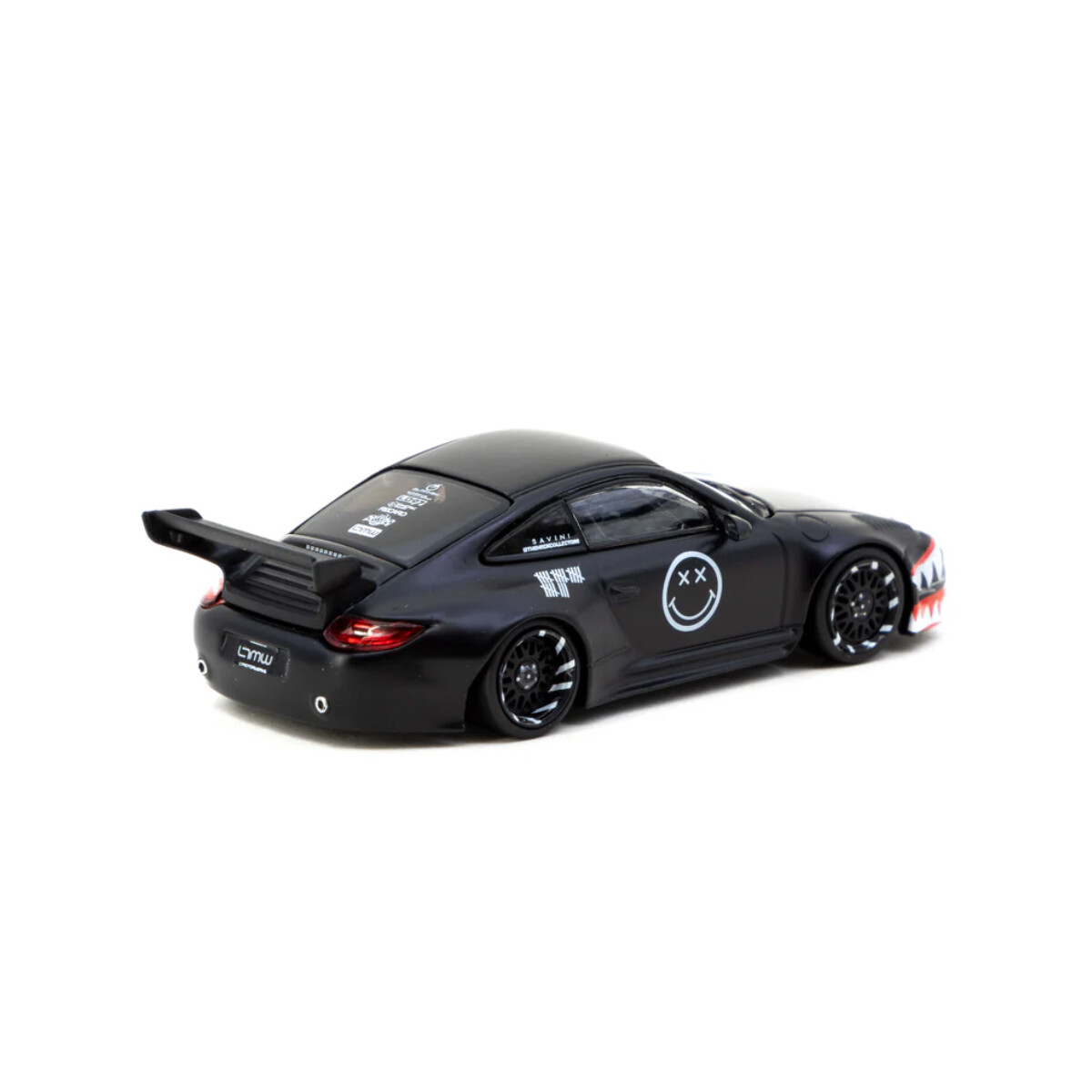 Tarmac Works 1/64 Old & New 997 Matte Black - HOBBY64 T64-TL053-MB - Thumbnail