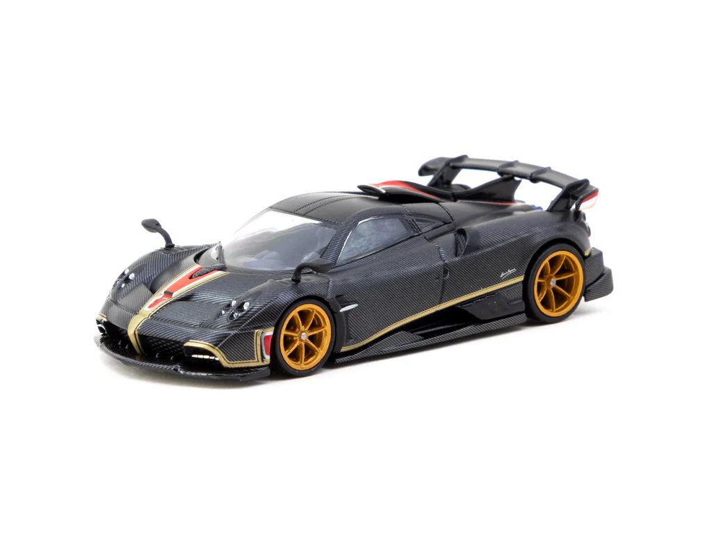 Tarmac Works 1/64 Pagani Imola Matt Black Carbon Fiber - GLOBAL64 T64G-TL046-BCF - Thumbnail