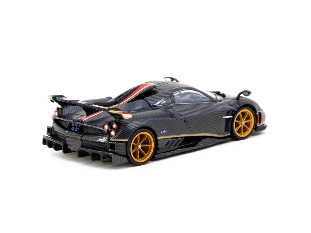 Tarmac Works 1/64 Pagani Imola Matt Black Carbon Fiber - GLOBAL64 T64G-TL046-BCF - Thumbnail