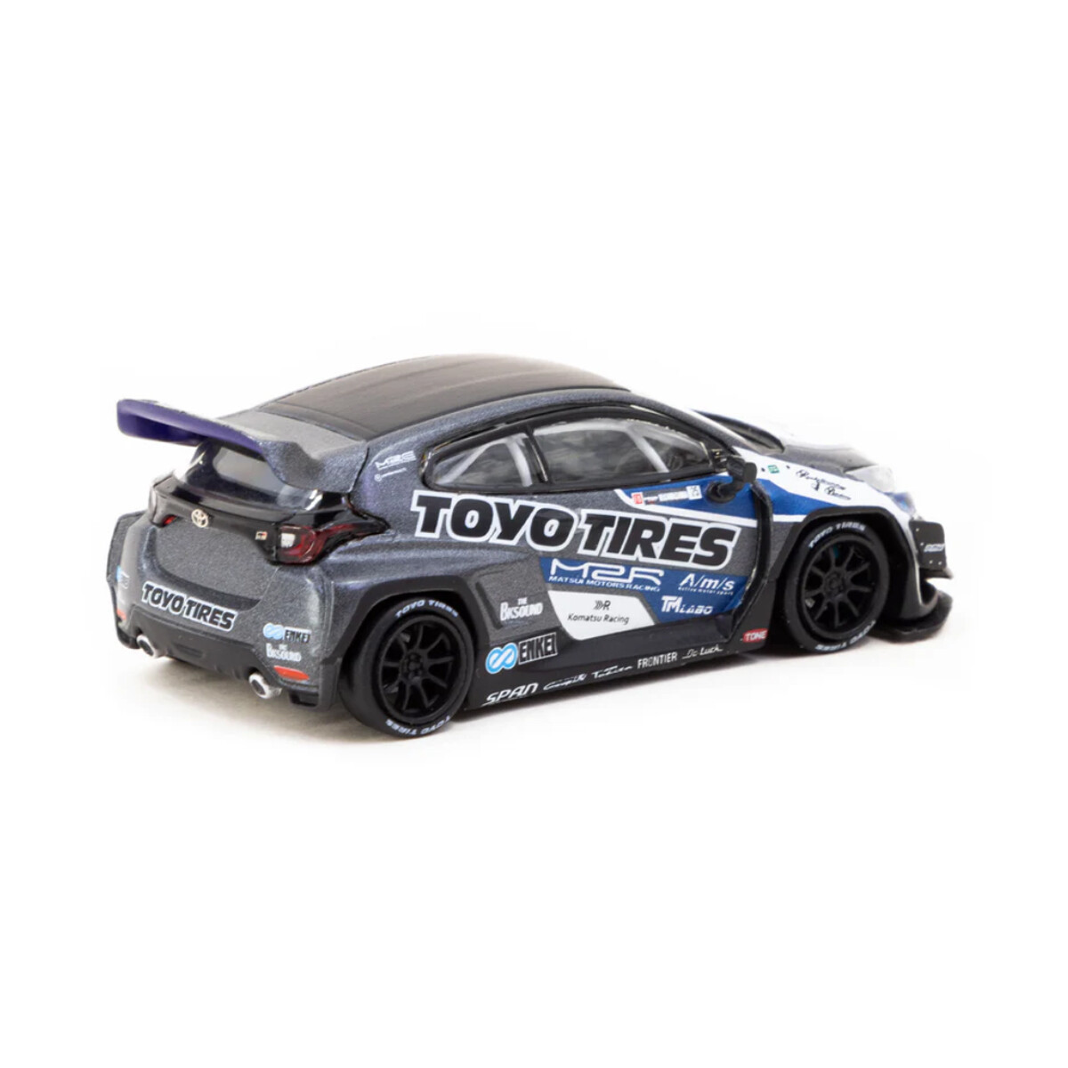 Tarmac Works 1/64 Pandem Toyota GR Yaris TOYO TIRES- HOBBY64 T64-080-TOYO - Thumbnail