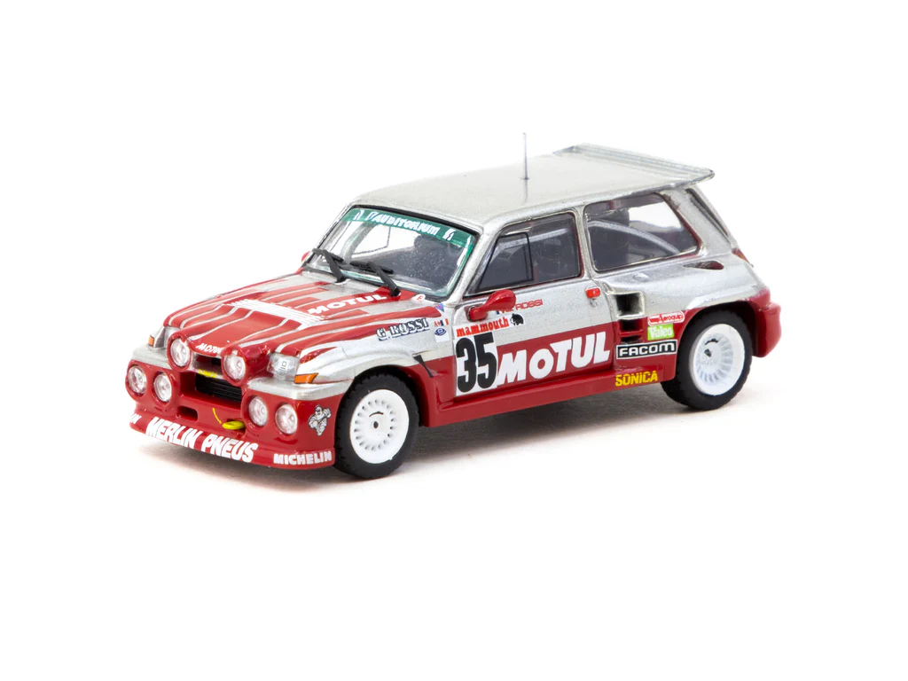 Tarmac Works 1/64 Renault 5 MAXI Turbo European Hill-Climb Championship 1987 Giovanni Rossi #35 - HOBBY64 T64-TL061-87EHC35 - Thumbnail