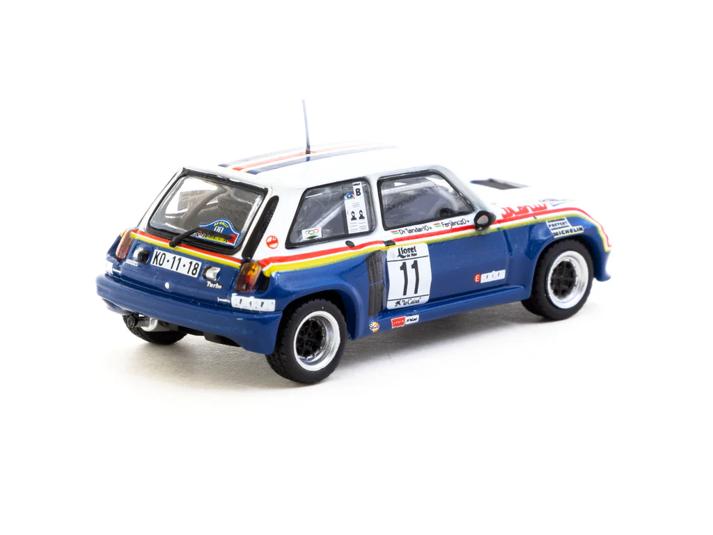 Tarmac Works 1/64 Renault 5 Turbo Rally Costa Brava 1985 #11 - HOBBY64 T64-TL060-85RCB11 - Thumbnail