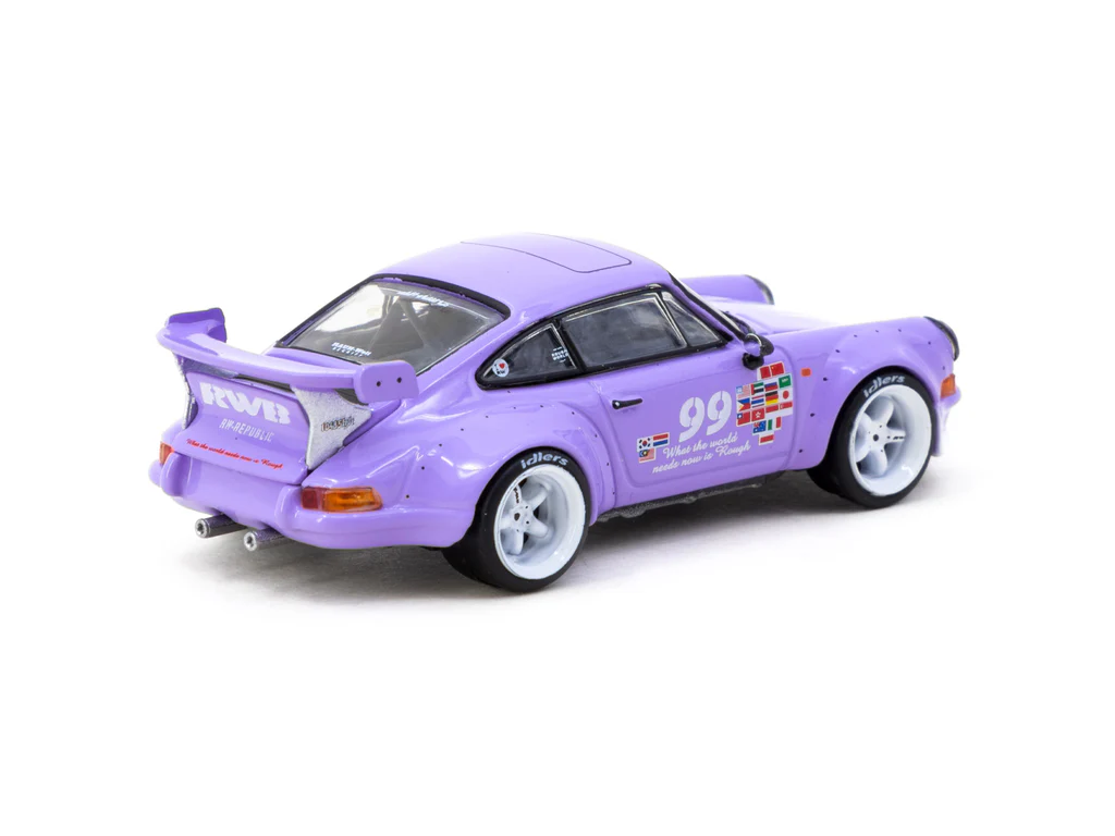 Tarmac Works 1/64 RWB Backdate Violetta idlers 12 hours 2016 - HOBBY64 T64-046-VI - Thumbnail