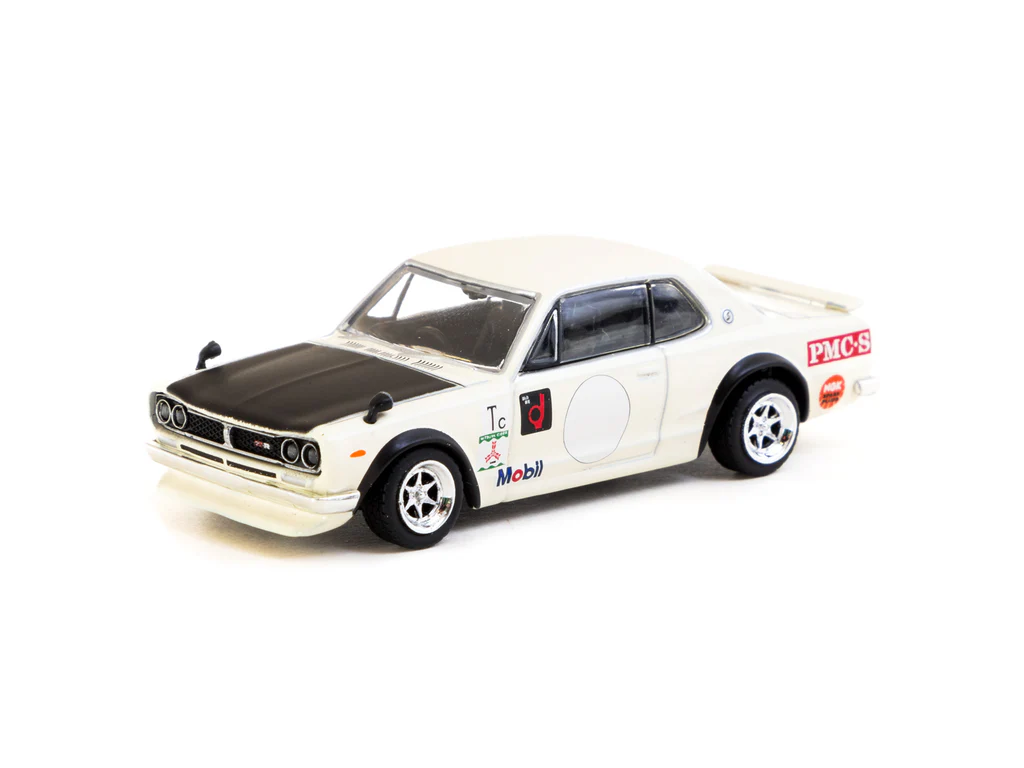 Tarmac Works 1/64 Skyline HT 2000GT-R White - GLOBAL64 T64G-043-WH2 - Thumbnail