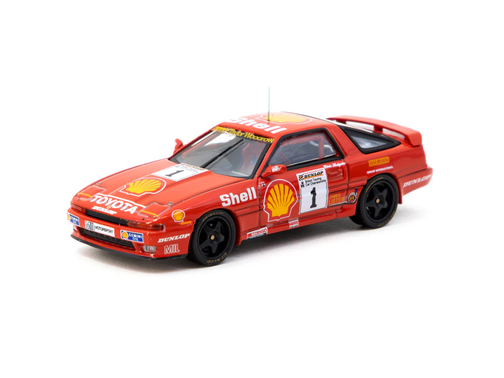 Tarmac Works 1/64 Toyota Supra Turbo (MA70) BTCC 1988 Chris Hodgetts - HOBBY64 T64-064-88BTC01 - Thumbnail