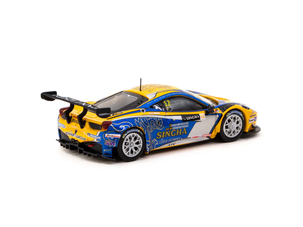 Tarmac Works X iXO Models 1/64 Ferrari 458 Italia GT3 GT Asia 2016 #12 - HOBBY64 - Thumbnail