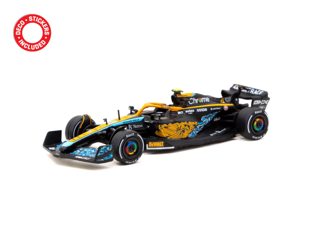 Tarmac Works X iXO Models 1/64 McLaren MCL36 Abu Dhabi Grand Prix 2022 Lando Norris #4- GLOBAL64 T64G-F041-LN3 - Thumbnail